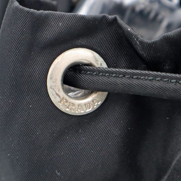 Vintage Prada Mini Backpack Nylon Black - Picture 10 of 13